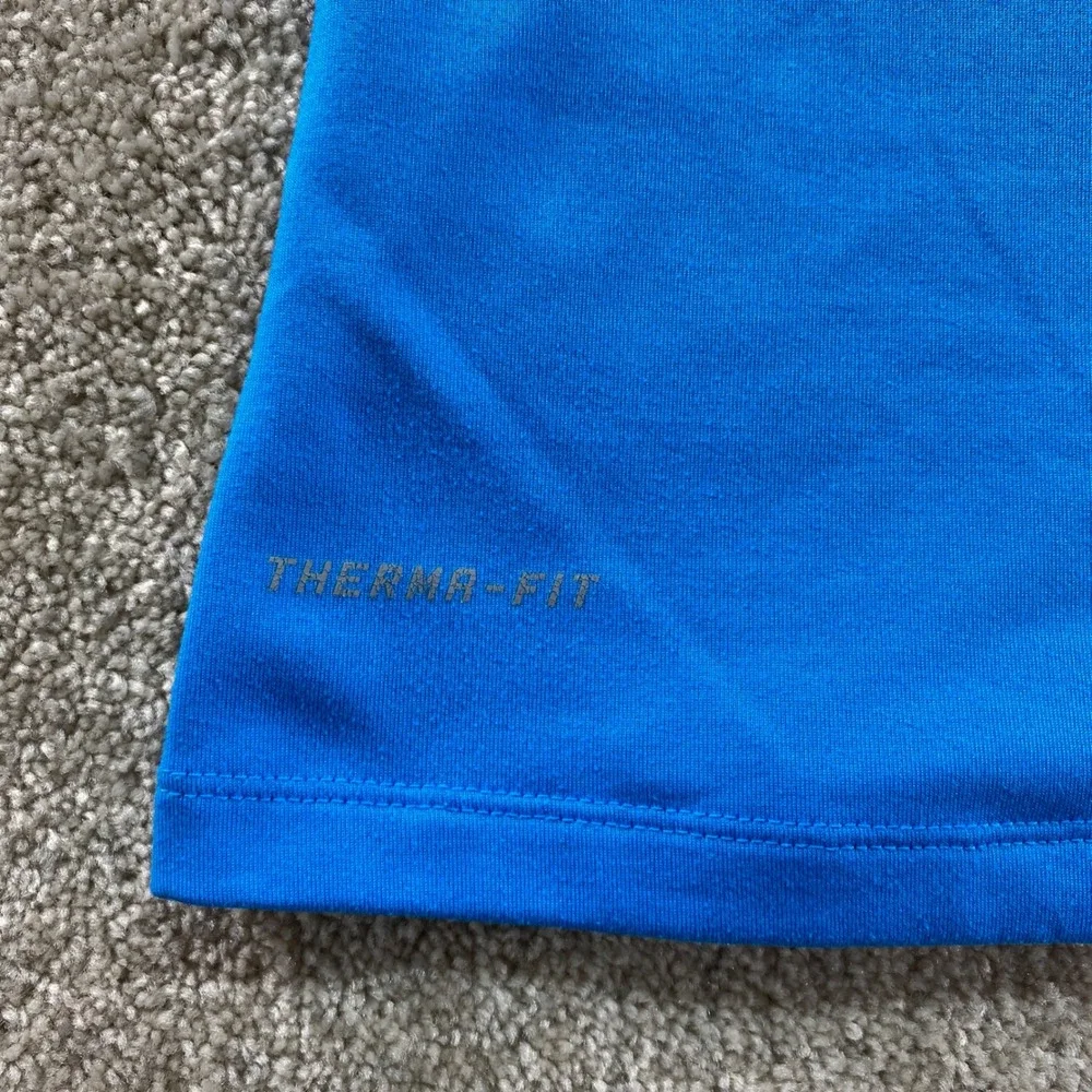 Nike Therma-FIT Training Top Womens Medium Blue Quarter Zip Pullover‎